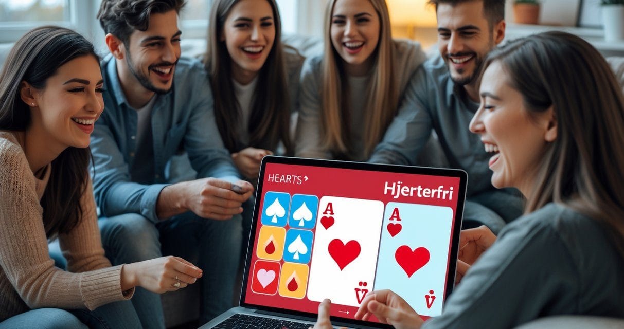 Sådan spiller du hjerterfri online og får sjov underholdning