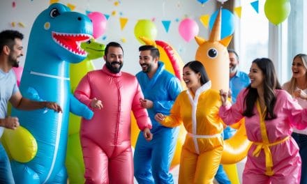 Sjove ideer til oppustelige kostumer til festen