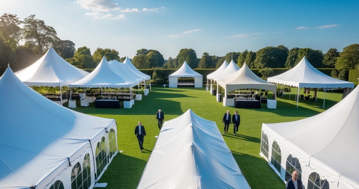 Telttyper til events – hvad skal du vælge?