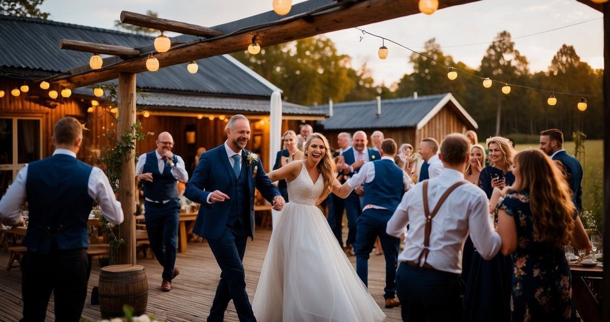 Underholdning der fungerer til bryllupsfest med overnatning i Jylland