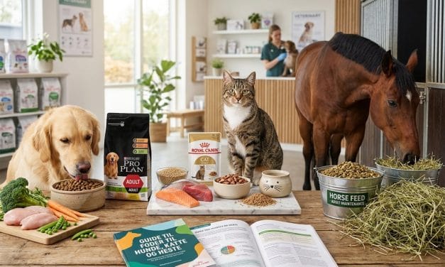 Guide til foder til hunde, katte og heste