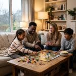 Sådan samler I familien om en rolig spiltime på en regnvejrsdag