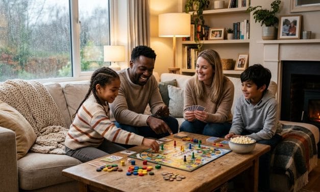 Sådan samler I familien om en rolig spiltime på en regnvejrsdag